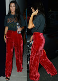 Tamara (RED) Velvet Pant