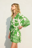 Bali Summer Kimono Sleeve Romper