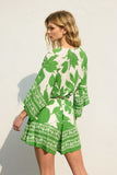 Bali Summer Kimono Sleeve Romper