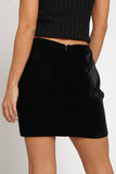 Tamina Velvet Mini Skirt