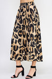 PRESALE : Mayfair Leopard Pleated Skirt