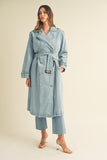 Samantha Denim Trench