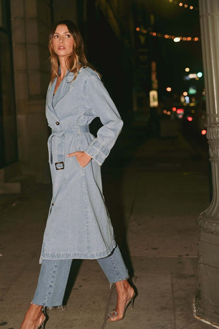 Samantha Denim Trench