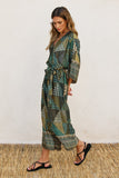 Kendra Boho Printed Jumpsuit
