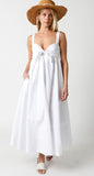 Millie Babydoll Midi Poplin Dress