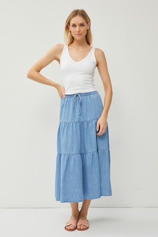 Molly Tiered Maxi Skirt