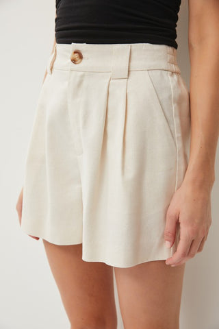 Freida Classic Linen Trouser Shorts