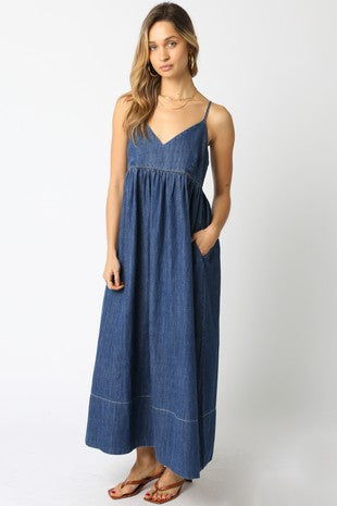 Nerida Denim Midi Dress