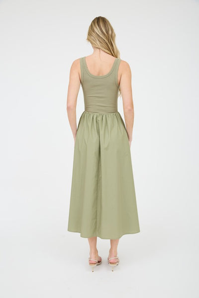 Mae Mix Media Tank Dress