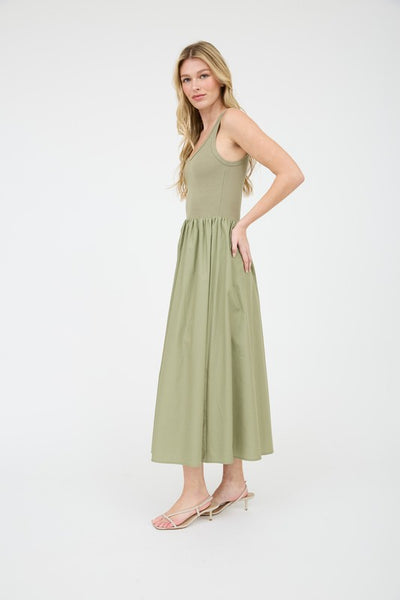 Mae Mix Media Tank Dress