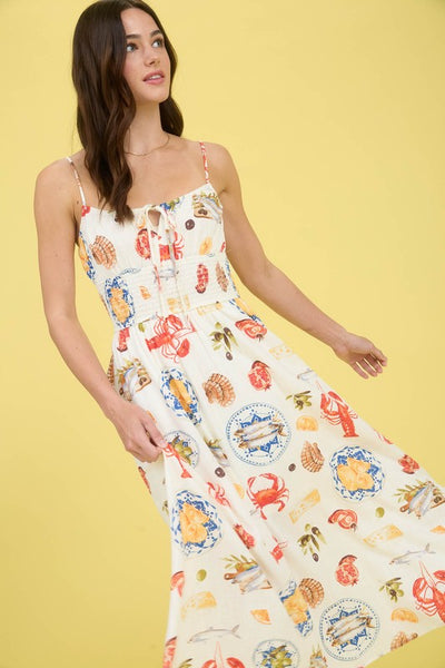 Portofino Spaghetti Strap Maxi