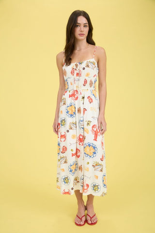 Portofino Spaghetti Strap Maxi