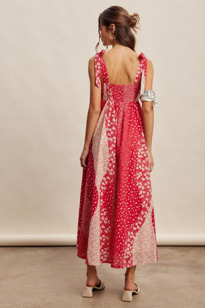 Serefina Patchwork Maxi Dress
