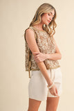 Dawn Crochet Applique Tank