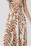 Leila Tie Front Jumpsuit