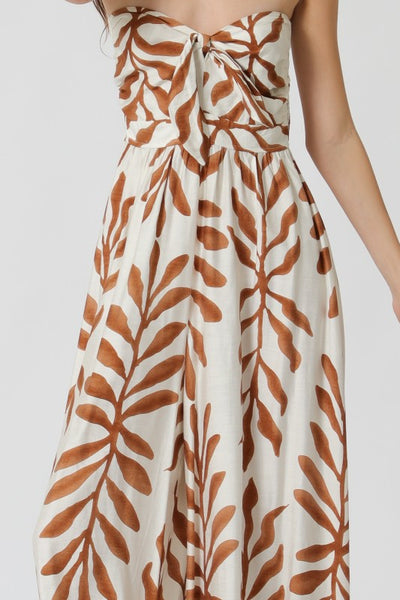 Leila Tie Front Jumpsuit
