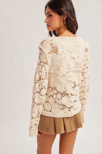 Stella Crochet Cardigan