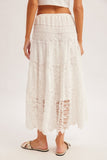 Adeline Boho Crochet Maxi Skirt