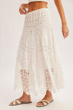 Adeline Boho Crochet Maxi Skirt