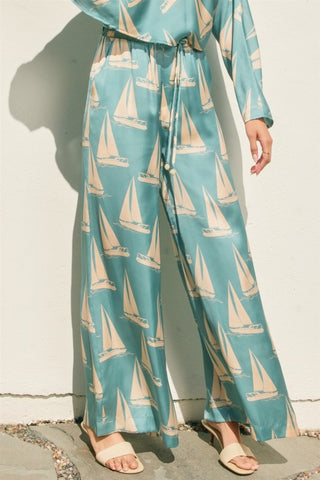 Coastal Revere Silky Pant