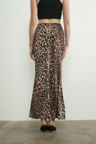 Veronika Leopard Maxi Dress