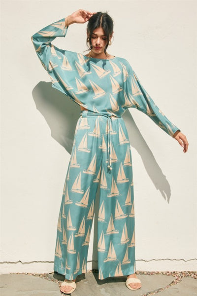 Coastal Revere Silky Pant