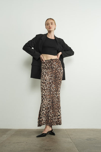 Veronika Leopard Maxi Dress