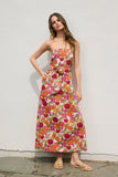 Sweet Nothing Rattan Belt Midi Dress