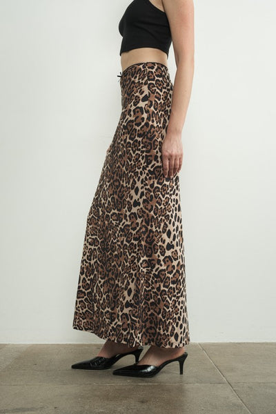 Veronika Leopard Maxi Dress