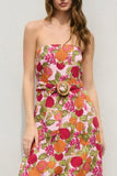 Sweet Nothing Rattan Belt Midi Dress