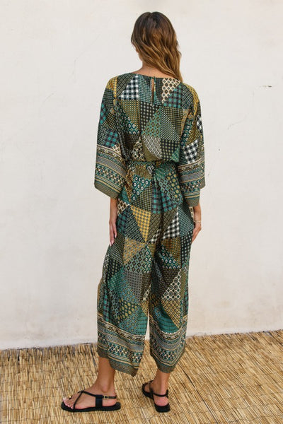 Kendra Boho Printed Jumpsuit