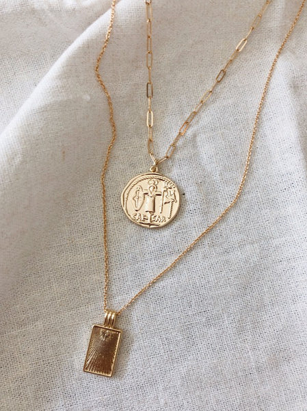Caeser Coin Necklace